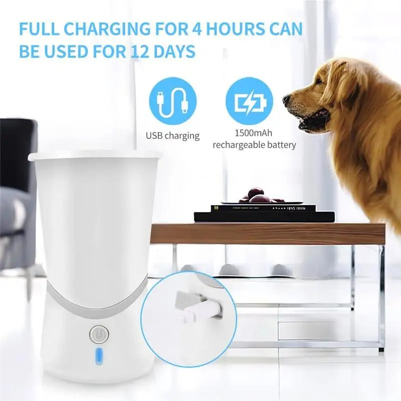 Automatic Paw Washing Mud Buster, Dog Cat Grooming with Muddy Paws, Portable Dog Foot Pet Paw Washer 275