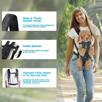 Thumbnail for Pet Front Dog Carrier Backpacks, Dog Backpack, Puppy Sling, Cat Carrier, Cat Backpack, Pet travel 31