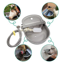 Thumbnail for 1 Set Automatic Cow Bowl Stainless Water Feeder, Pipe Cow Float Horse Goat Dog Cattle Sheep, Water Bowl for Livestock 294