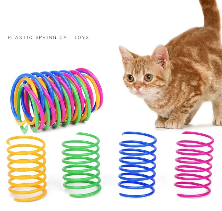 20 Pcs Interactive Cat Toys Springs, Kitten Toys, Spiral Cat Toys 49