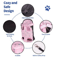 Thumbnail for 2 Pcs Dog Backpack, Puppy Sling, Cat Carrier, Cat Backpack, Pet travel 14