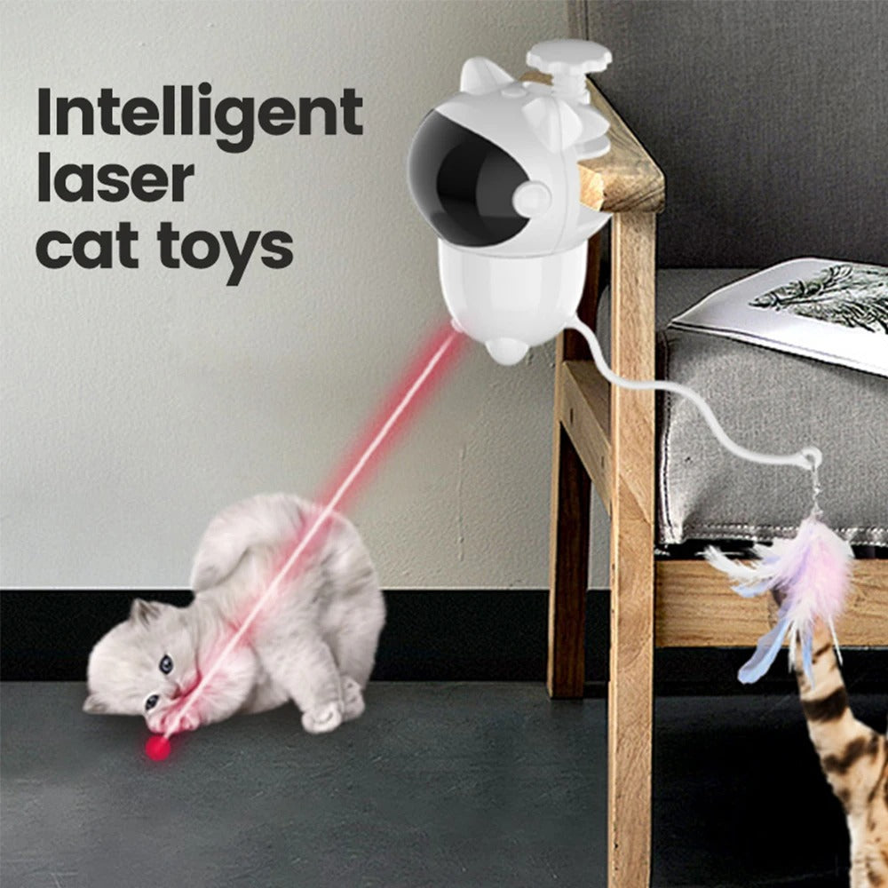 Automatic Cat Toys, Pet Interactive Smart, Teasing LED Laser 360° Rotation Electronic Cat Toy Accessories for All Cats 311