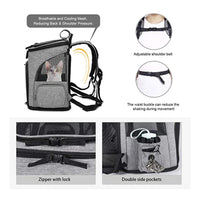 Thumbnail for Foldable Pet backpack, Dog Modern Backpack, Cat Foldable Backpack, Modern Pet Carrier bag 27