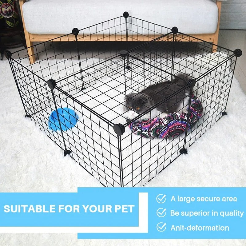 DIY Small Animals Cage with Door, Dog Playpens, Pet fence heavy duty 226