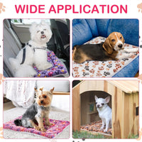 Thumbnail for 2PCS Dog Mat Pet Bed Washable Flannel Thickened Soft Pet Sleeping Blanket for Dogs Cats Winter Warm 99