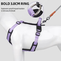 Thumbnail for Pet Harness No Pull Nylon Reflective Dog, Dog Harness, No-Pull Dog Harness, Quick-Fit Padded Dog Harness, Posh Pets Reflective Puppy Harness 175