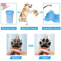 Thumbnail for 2 in 1 Portable Paw Washing Mud Buster, Soft Silicone Dog Foot Washer, Dog Cat Grooming with Muddy Paws, Portable Dog Foot Pet Paw Washer 270