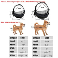 Thumbnail for Pet Sling, Dog Sling Carrier, Cat Carrier, Puppy Sling, Pet travel bag, Dog walking bag, Outdoor - Travel Dog Cat Shoulder Bag, Tote Pouch 10