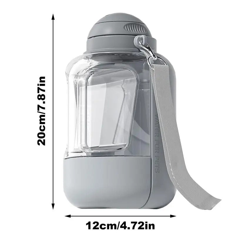 Portable Water Bottle For Dogs, Portable Dog Drinking, Bottle Large Capacity Dog Water Dispenser, 2 In 1 Puppy Drinking Bowl  293