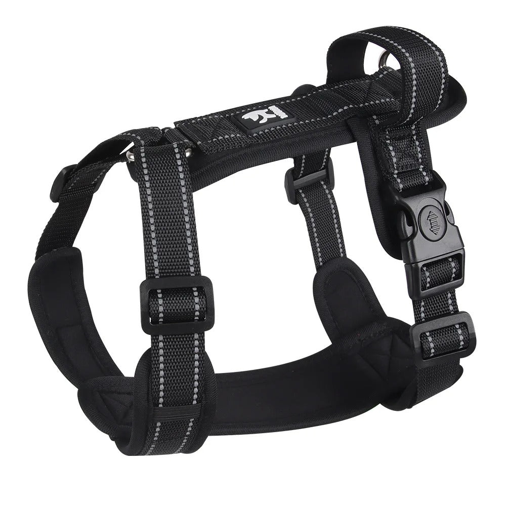 Pet Harness No Pull Nylon Reflective Dog, Dog Harness, No-Pull Dog Harness, Quick-Fit Padded Dog Harness, Posh Pets Reflective Puppy Harness 175