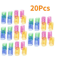 Thumbnail for 20 Pcs Interactive Cat Toys Springs, Kitten Toys, Spiral Cat Toys 49