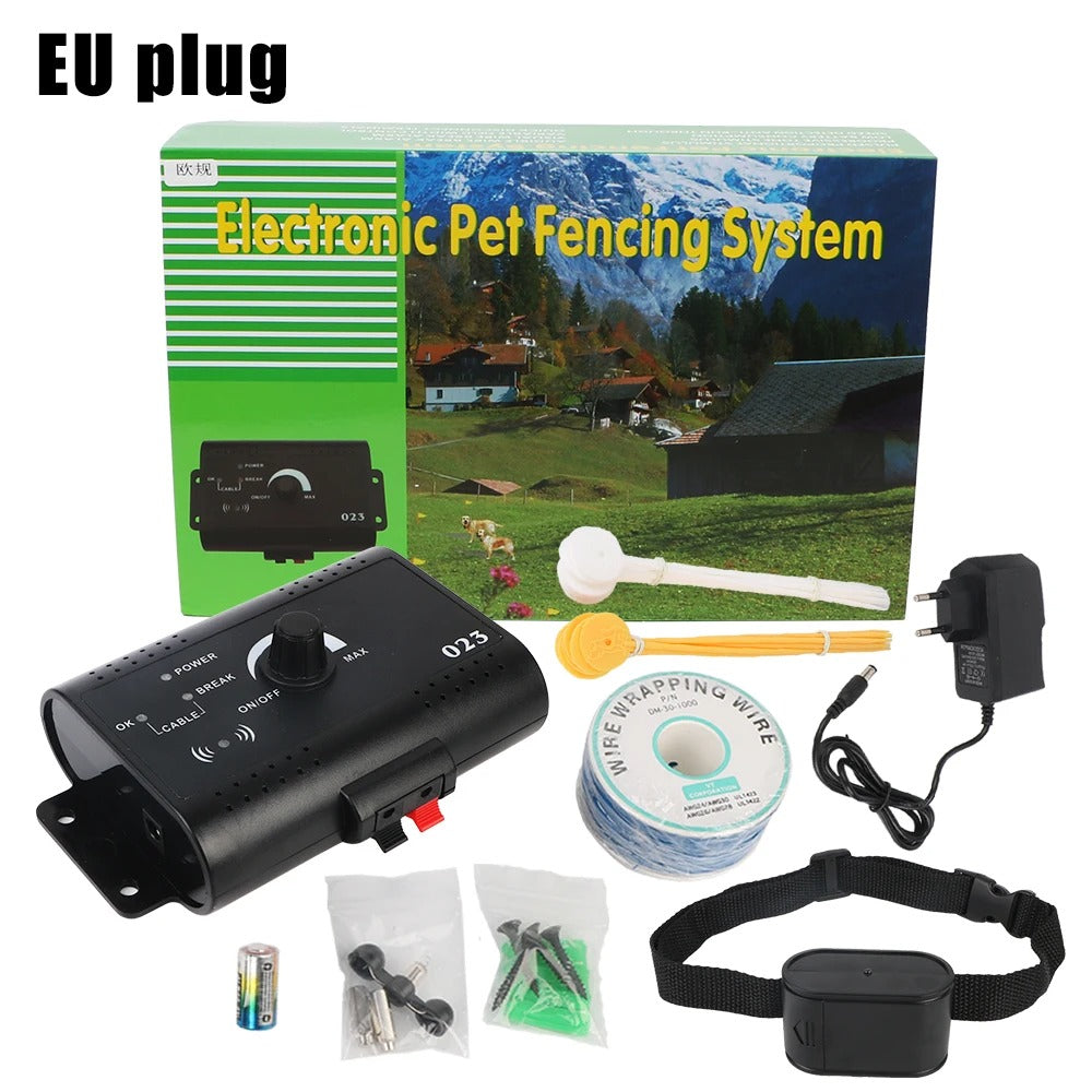 Electric Dog Fence, Electronic Pet Fence System, Containment Sound Shocked Collar, Pet Accessories, Waterproof Dog Training Collar 236