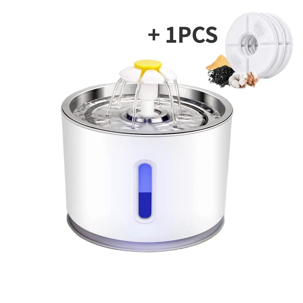 Pet Water Automatic Fountain Dispenser with Smart Pump for Cats, Dogs, Multiple Pets - 2.4L 117