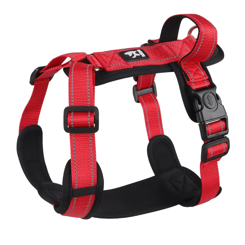 Pet Harness No Pull Nylon Reflective Dog, Dog Harness, No-Pull Dog Harness, Quick-Fit Padded Dog Harness, Posh Pets Reflective Puppy Harness 175