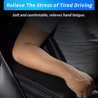 Thumbnail for Custom-Fit for Cars Center Console Pad, Carbon Fiber PU Leather Auto Armrest Cover Protector, Waterproof Car Armrest Seat Box Cover