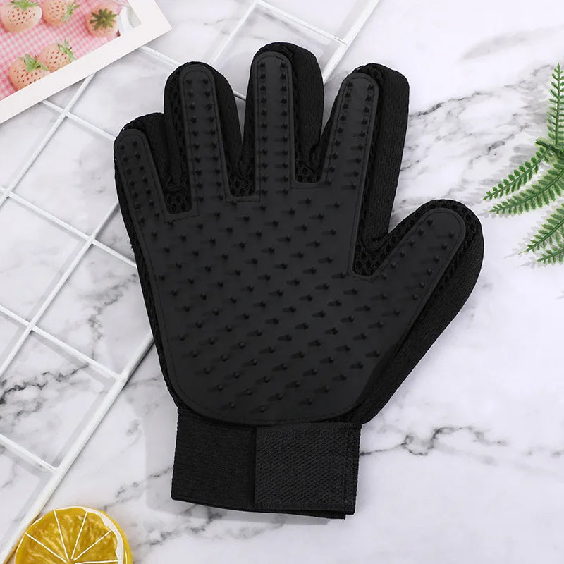 2PCS Cat Grooming Glove For Cats Wool Glove Pet Hair Deshedding Brush Comb Glove For Pet Dog Cleaning Massage Glove For Animal Sale 132