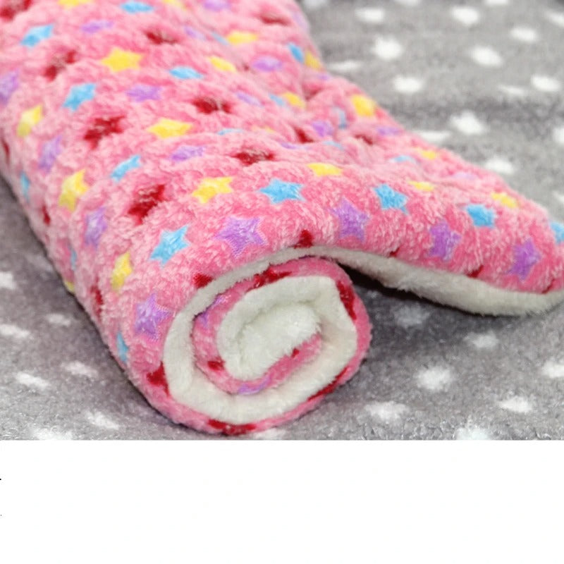 2PCS Dog Mat Pet Bed Washable Flannel Thickened Soft Pet Sleeping Blanket for Dogs Cats Winter Warm 99