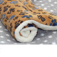 Thumbnail for 2PCS Dog Mat Pet Bed Washable Flannel Thickened Soft Pet Sleeping Blanket for Dogs Cats Winter Warm 99