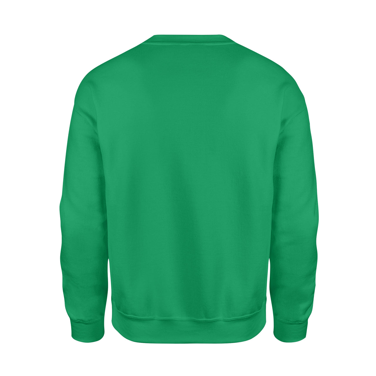 Personalized St. Patrick Gift Idea - Cool Bulldog Is Smoking - Standard Crew Neck Sweatshirt