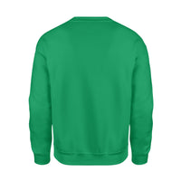 Thumbnail for Personalized St. Patrick Gift Idea - Cool Bulldog Is Smoking - Standard Crew Neck Sweatshirt