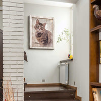 Thumbnail for Cat Portrait, Custom Cat Portrait, Personalized Pet Portrait Canvas, Turn Pet Photo Into Canvas Art - Best Personalized Gifts for Everyone