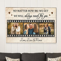 Thumbnail for Personalized Mother's Day Picture Rustic Window Wall Art Canvas, This is us Our Story Canvas