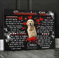 Thumbnail for Customized Memorial gifts for loss Pet, Memorial Canvas, Remembarance Gifts for Dog in heaven Wall Art