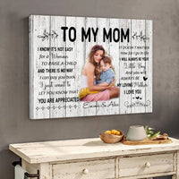 Thumbnail for Mother's day gifts, Mom and Daughter, Mom & Son Canvas Wall Art for Bedroom, Living Room Decor