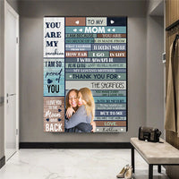 Thumbnail for Mother's day gifts, Mom and Daughter, Mom & Son Canvas Wall Art for Bedroom, Living Room Decor