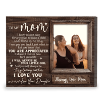 Thumbnail for Personalized Picture Gifts for Mom from Daughter, Thank You Mom Wall Art Canvas