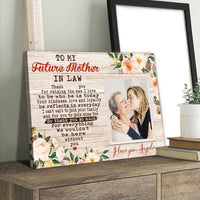 Thumbnail for Personalized Future Mother in law Wall Art, Thank You For Raising The Man I Love Mother in Law Canvas Prints