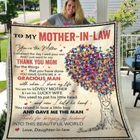 Thumbnail for Mother In Law Throw I will always love you Fleece Blanket for Mother