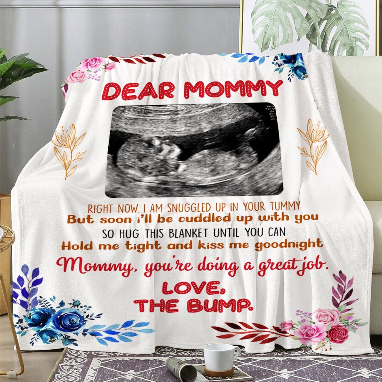 Mama Personalized Blanket, Dear Mama Blanket, Blanket for Mama