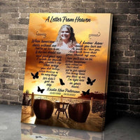 Thumbnail for As i sit in Heaven Custom Photo Wall Art Canvas, Memorial Gift, Remembarance Gifts