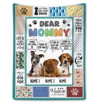 Thumbnail for Custom Photo Dog Pet Blanket for Dog Mom, Funny Mother’s Day Gift For Dog Lover Throw Blanket