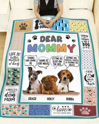 Thumbnail for Custom Photo Dog Pet Blanket for Dog Mom, Funny Mother’s Day Gift For Dog Lover Throw Blanket