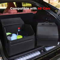 Thumbnail for Foldable Trunk Storage Luggage Organizer Box, Custom For Your Cars, Portable Car Storage Box Bin SUV Van Cargo Carrier Caddy for Shopping, Camping Picnic, Home Garage, Car Accessories MA12996