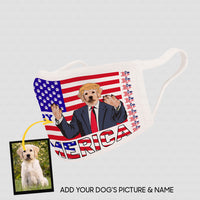 Thumbnail for Personalized Dog Gift Idea - President Dog Please Vote Me For Dog Lovers - Cloth Mask