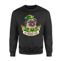 Thumbnail for Personalized St. Patrick Gift Idea - Funny Mr. Bulldog - Standard Crew Neck Sweatshirt