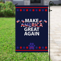 Thumbnail for Personalized Dog Flag Gift Idea - Make America Great Again With Dog Pattern For Dog Lovers - Garden Flag