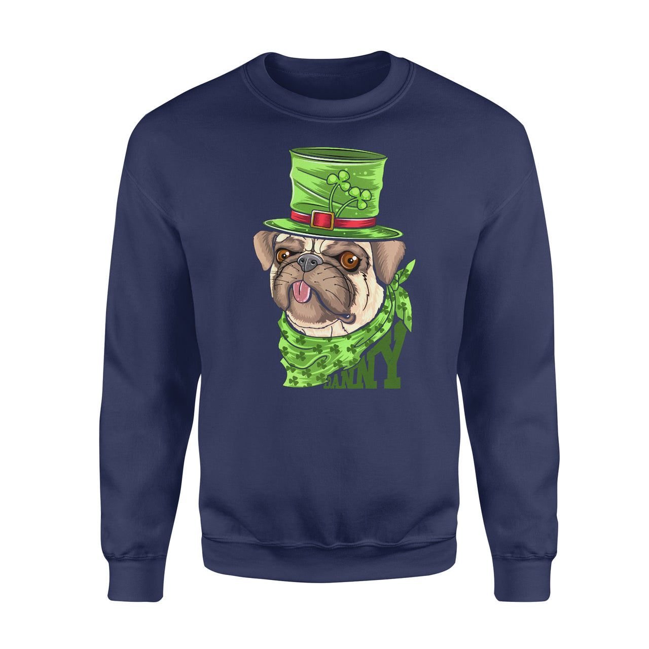 Personalized St. Patrick Gift Idea - Coolest Mr. Bulldog - Standard Crew Neck Sweatshirt