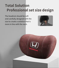 Thumbnail for Custom-Fit for Cars, Car Headrest (2 Piece) Premium Memory Foam Car Neck Pillow with Logo