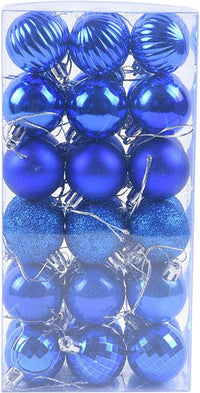 Thumbnail for 36Pcs 4cm Christmas Balls Christmas Decorations Christmas Tree Decoration Small Hanging, Home Party Decorations