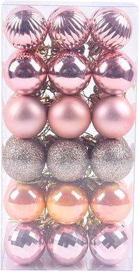 Thumbnail for 36Pcs 4cm Christmas Balls Christmas Decorations Christmas Tree Decoration Small Hanging, Home Party Decorations