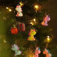 Thumbnail for 12 Pieces Christmas Unicorn Ornaments Hanging Christmas Tree Ornament Unicorn Ornament Decor for Unicorn Birthday Christmas Party Supplies