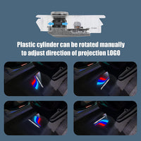 Thumbnail for Performance Car Door Light Logo for Accessories 3 4 5 6 7 M X3 X4 X5 Series, Not Fit G20/21/22/23/26/29/80/82/83, G02/05/06/07, E39/46/53