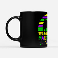 Thumbnail for Dog gift idea Mardi Gras Pug Pet Lover - Black Mug