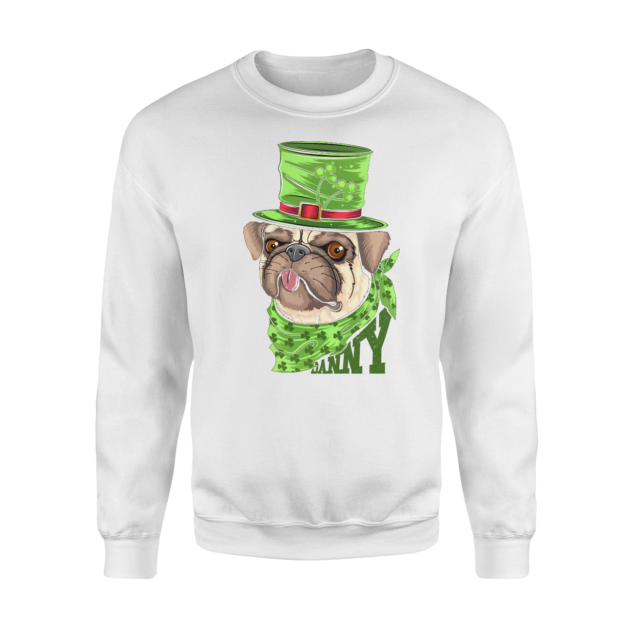 Personalized St. Patrick Gift Idea - Coolest Mr. Bulldog - Standard Crew Neck Sweatshirt