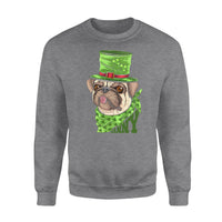 Thumbnail for Personalized St. Patrick Gift Idea - Coolest Mr. Bulldog - Standard Crew Neck Sweatshirt
