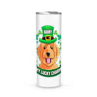 Thumbnail for Personalized St Patrick's Day Gift Idea - My Lucky Charm For Dog Lovers - Tumbler